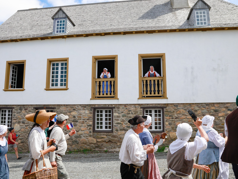 Fortress of Louisbourg in Cape Breton